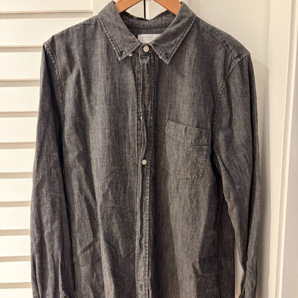 Everlane Button Down Black Large